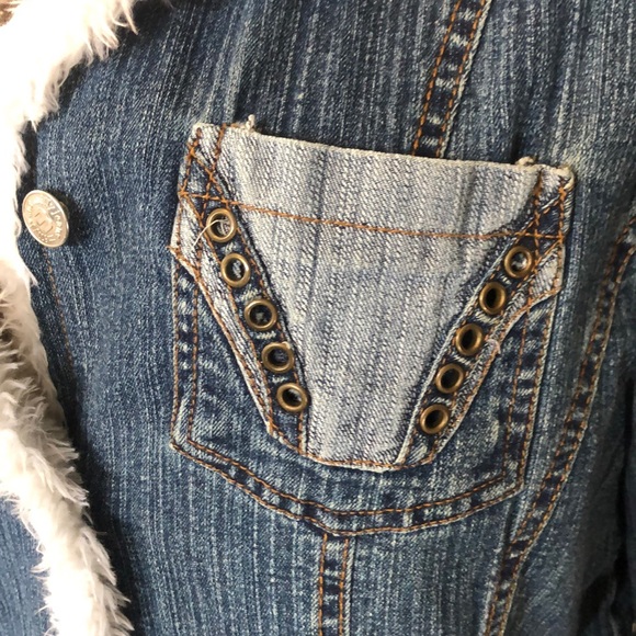 1878 Size XL Juniors Milly Fully Lined Jean Jacket - Picture 6 of 16